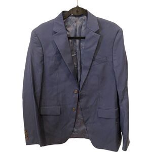 Zara Mens Suit Jacket EU 50 US 40 Blue Single Breasted Formal 8288/712 NWOT